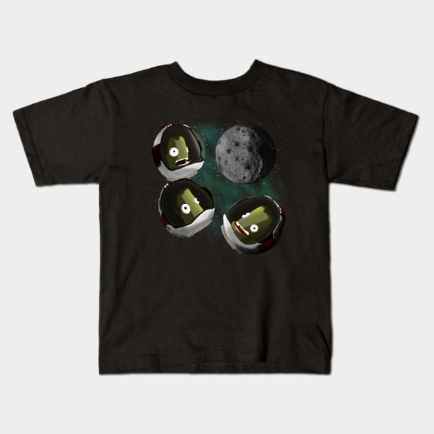 Under the Mun Kids T-Shirt by veyda92